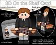 3D on the Shelf Card Kit - Little Scotsman Fionn in Kilt