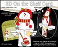3D on the Shelf Card Kit - Christmas Snowman Rio