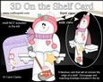 3D on the Shelf Card Kit - Christmas Snowman Rio