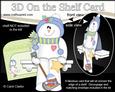 3D on the Shelf Card Kit - Christmas Snowman Rio