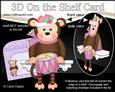 3D on the Shelf Card Kit - Little Christmas Drummer Monkey