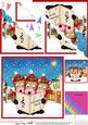 Singing Gigi & Friends Merry Carollers Scallop Corner