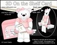 3D on the Shelf Card Kit - Little Belle Bear with Bible