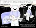 3D on the Shelf Card Kit - Little Bobbi Bear with Bible