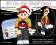 3D on the Shelf Card Kit - Little Christmas Jumper Boy
