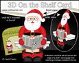 3D on the Shelf Card Kit - Santa on the Throne