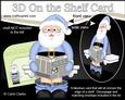 3D on the Shelf Card Kit - Santa on the Throne
