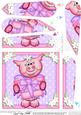 Zoe Piggy's Present Fan Pyramage Topper