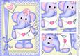 A5 Lola Elephant's Letter Pyramage Topper