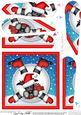 Xmas Oops Scottie Dog Snowball Fan Pyramage Topper