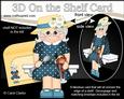 3D on the Shelf Card Kit - Gossip Galz - Ice Cream Irene