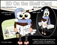 3D on the Shelf Card Kit - Christmas Carol Singing Hoot Owl