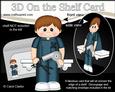 3D on the Shelf Card Kit - Little Hairdresser Drew