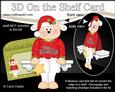 3D on the Shelf Card Kit - Little Christmas Baa Humbug Lamb