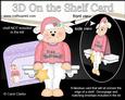 3D on the Shelf Card Kit - Little Christmas Baa Humbug Lamb