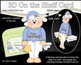 3D on the Shelf Card Kit - Little Christmas Baa Humbug Lamb