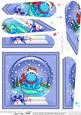 Xmas Freddy Frog Snowglobe Fan Pyramage Topper