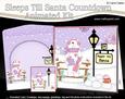 3D Xmas Snowman Rio Sleeps Till Santa Countdown Card