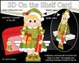 3D on the Shelf Card Kit - Little Christmas Girl Cathy