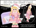 3D on the Shelf Card Kit - Little Christmas Girl Cathy