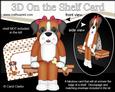 3D on the Shelf Card Kit - Little Boxer Dog Missy