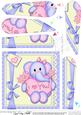 Lola Elephant's Heart Fan Pyramage Topper