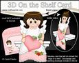 3D on the Shelf Card Kit - Little Christmas Nativity Angel