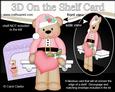 3D on the Shelf Card Kit - Little Christmas Livvy Bear