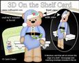 3D on the Shelf Card Kit - Little Christmas Austin Bear