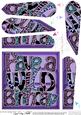 Happy Birthday Animal Prints Fan Pyramage Topper