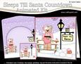 3D Xmas Livvy Bear Sleeps Till Santa Countdown Card
