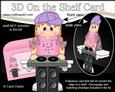 3D on the Shelf Card Kit - Little Dj Girl Amp