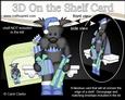3D on the Shelf Card Kit - Christmas Hamish Scottie Dog