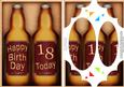 A5 18th Birthday Beer Gift Set Scallop Corners and Pyramage