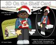 3D on the Shelf Card Kit - Ethnic Christmas Jumper Boy