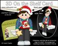 3D on the Shelf Card Kit - Little Christmas Jumper Boy