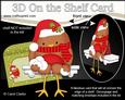 3D on the Shelf Card Kit - Christmas Bobbin Robin