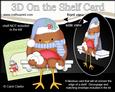 3D on the Shelf Card Kit - Christmas Bobbin Robin