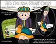 3D on the Shelf Card Kit - Little Christmas Nativity King