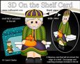 3D on the Shelf Card Kit - Little Christmas Nativity King