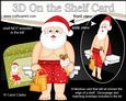3D on the Shelf Card Kit - Christmas Santa on the Beach