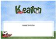 Large Dl Birthday Keaton Football Insert