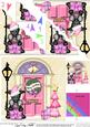 Christmas Maisie Scottie Dog Scallop Corner Stacker Topper