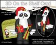 3D on the Shelf Card Kit - Christmas Panda Chi Chi