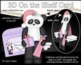 3D on the Shelf Card Kit - Christmas Panda Su Ling