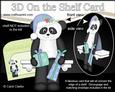 3D on the Shelf Card Kit - Christmas Panda Xin Xin