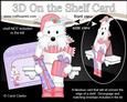 3D on the Shelf Card Kit - Little Christmas Westie Dog