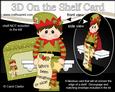 3D on the Shelf Card Kit - Christmas Little Elf