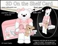 3D on the Shelf Card Kit - Belle Baby Bear