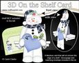 3D on the Shelf Card Kit - Little Christmas Snowman Mac